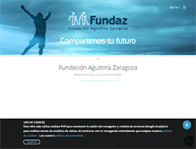 Tablet Screenshot of fundaz.org